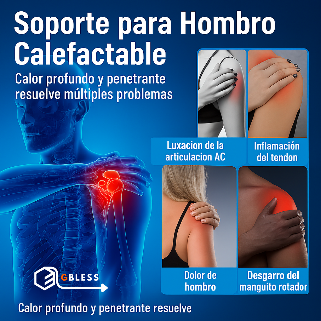 Hombrera Térmica Inteligente – Alivio Rápido y Cómodo para el Dolor de Hombros