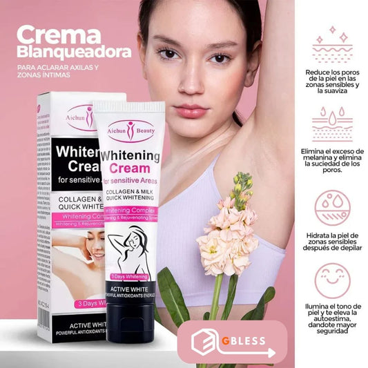 Crema Blanqueadora Axilas Y Zona Intima Withening Cream ®