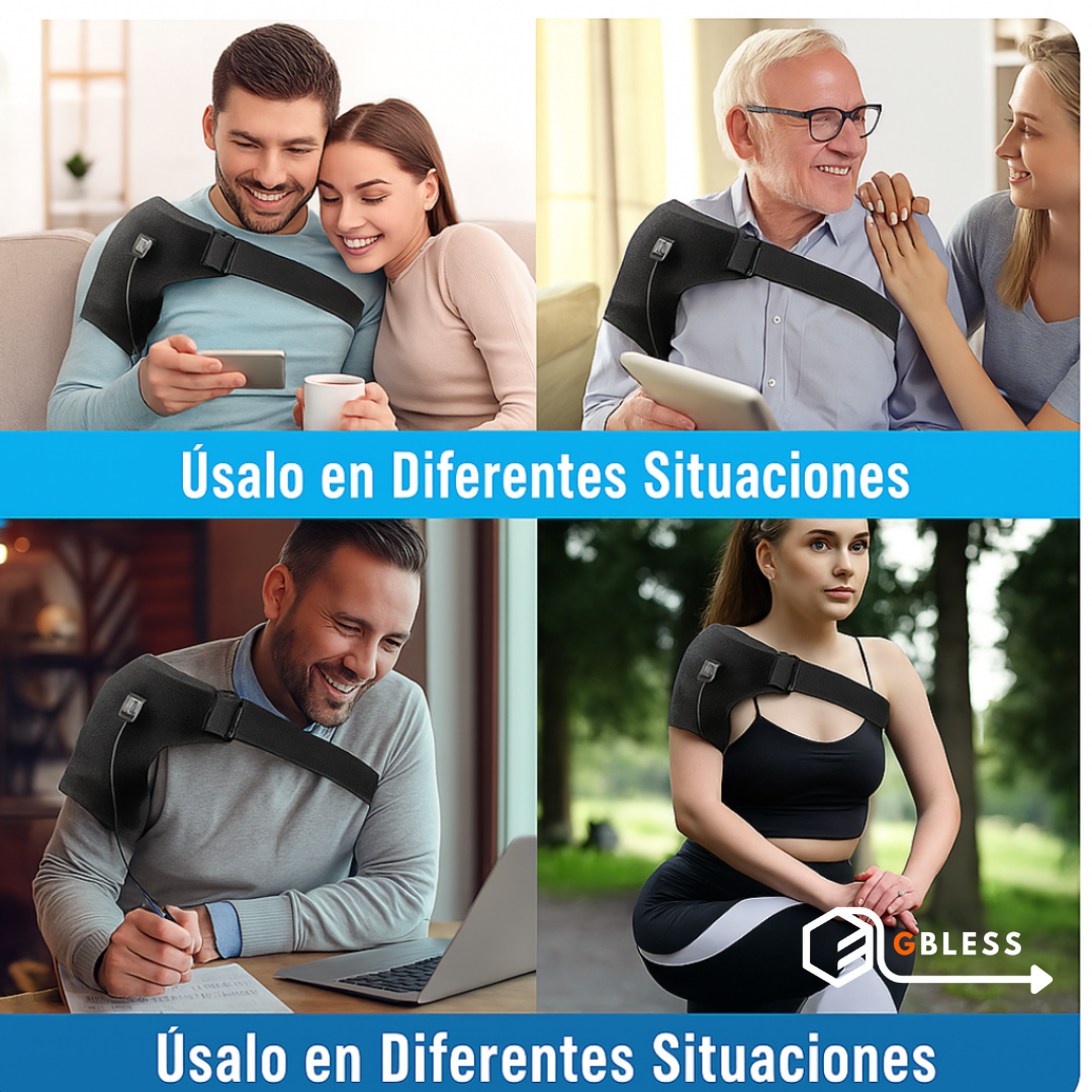 Hombrera Térmica Inteligente – Alivio Rápido y Cómodo para el Dolor de Hombros