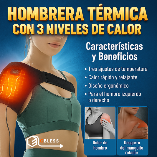 Hombrera Térmica Inteligente – Alivio Rápido y Cómodo para el Dolor de Hombros