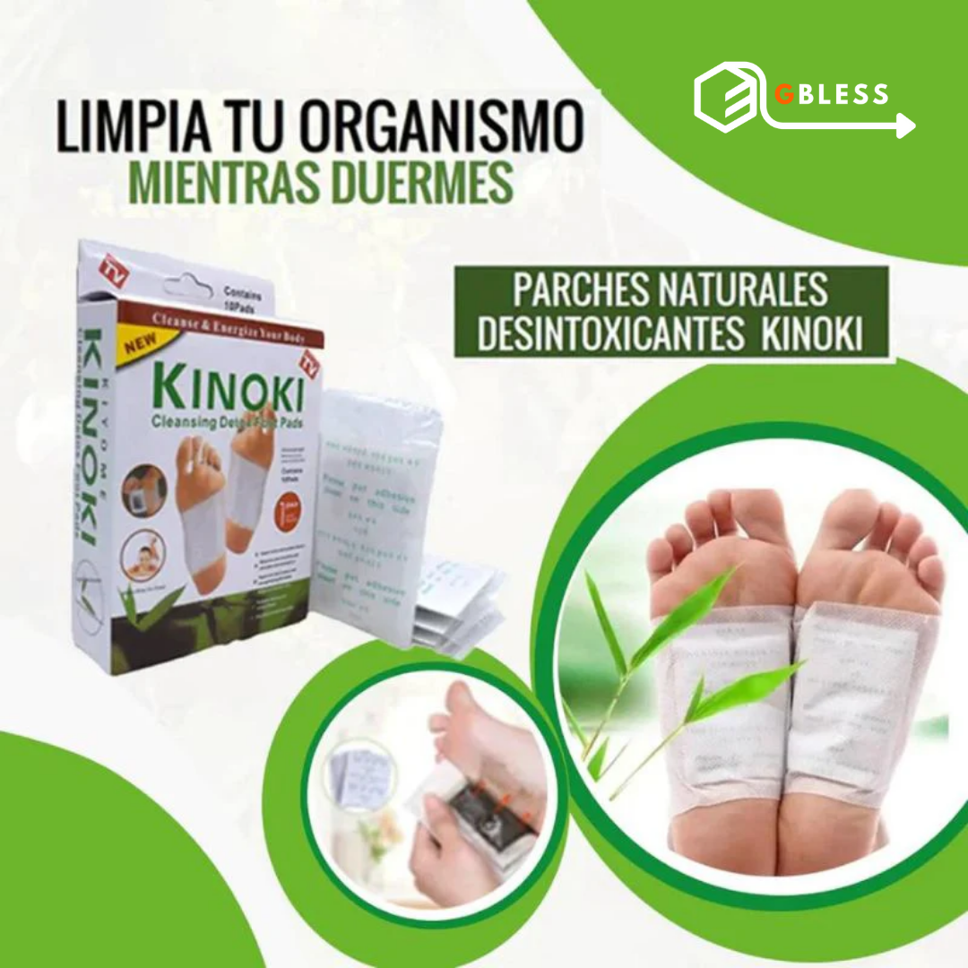 30 Parche Kinoki Desintoxicación 3 Cajas - Lleve 3 y Pague 1