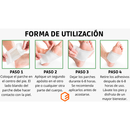 30 Parche Kinoki Desintoxicación 3 Cajas - Lleve 3 y Pague 1