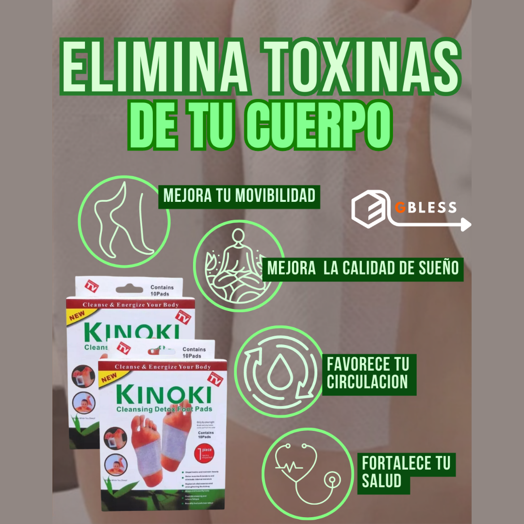 30 Parche Kinoki Desintoxicación 3 Cajas - Lleve 3 y Pague 1
